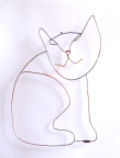 Katt p� v�ggen